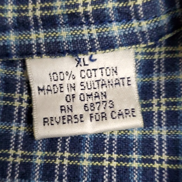 W.R. Gass Button Down Shirt/Blue/Size: XL - Picture 7 of 7